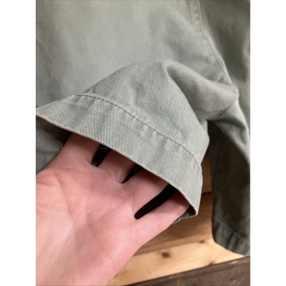 Men's Green Cotton Shorts Saddlebred 42 Flat Front 42 Cotton - Picture 5 of 7